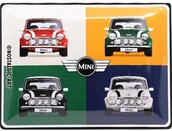 Dekoracje domu - Art Nostalgic 23254 Mini 4 Cars Pop retro tabliczka blaszana tabliczka | Vintage-|-dekoracja ścienna | metalowe | 30 x 40 cm 23254 - miniaturka - grafika 1