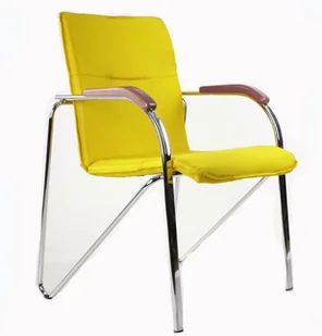 Fotel biurowy, krzesło biurowe Nowy Styl Krzesło Samba żółty recepcja - Fotele i krzesła biurowe - miniaturka - grafika 5