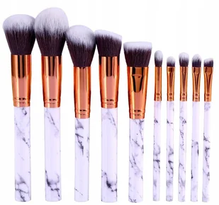 Zestaw Pędzli 10 Szt Do Makijażu Profesjonalne - Pędzle do makijażu - miniaturka - grafika 2