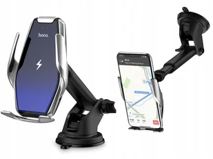 Hoco Uchwyt Samochodowy Z Ładowarką Indukcyjną - Uchwyty samochodowe do telefonów - miniaturka - grafika 2
