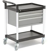 Wózki magazynowe - AJ Produkty Wózek narzędziowy MOVE, 2 półki, 3 szuflady, 850x480x950 mm - miniaturka - grafika 1