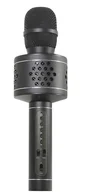 Instrumenty muzyczne dla dzieci - Teddies mikrofon karaoke Bluetooth na baterie czarny - miniaturka - grafika 1