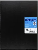 Teczki i skoroszyty - Grafoplas Teczka na grafo Plas  z 50 koszulek, A4, okładki, czarny A4 39865010 - miniaturka - grafika 1