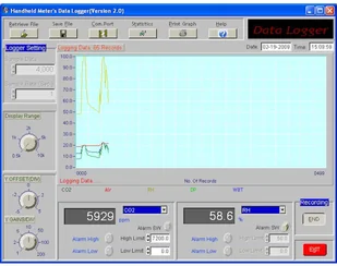 AZ Instrument Corporation. Ltd Wielofunkcyjny miernik parametrów powietrza AZ 77535 AZI-77535 - Inne urządzenia pomiarowe - miniaturka - grafika 5