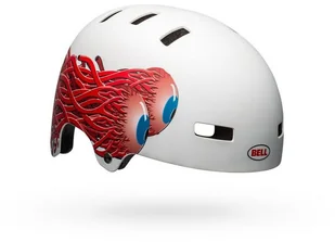 BELL kask rowerowy dziecięcy/juniorski SPAN matte white eyes BEL-7129039 - Kaski rowerowe - miniaturka - grafika 2