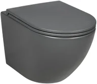 Miski WC - Lavita Miska WC wisząca Alice Grey Domino - miniaturka - grafika 1