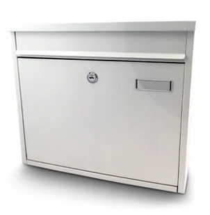 Skrzynka pocztowa na listy naścienna (biały) - Skrzynki na listy - miniaturka - grafika 2