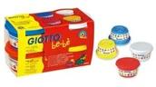 Masy plastyczne - Giotto Masa Plastycz 4 kolory 100g Be-be 464901 - miniaturka - grafika 1