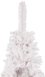 vidaXL Lumarko Smukła choinka, biała, 240 cm 329211 - Choinki - miniaturka - grafika 3