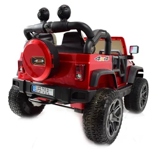 Super-Toys Mega Jeep Perfect 002 Exclusive Wolny Start Miękkie Koła Lakierowany Hp-002 - Pojazdy elektryczne dla dzieci - miniaturka - grafika 7