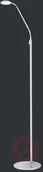 Lampy stojące - Orion Niklowana lampa stojąca LED Cobra 1-punktowa - miniaturka - grafika 1