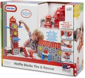 Klocki - Little Tikes klocki Waffle Blocks Fire & Rescue - miniaturka - grafika 1