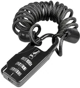 Akcesoria rowerowe - M-Wave Kłódka PD 3 L, czarna, One Size 12301241 - miniaturka - grafika 1