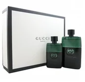Zestawy perfum męskich - Gucci Zestaw prezentowy dla mężczyzn Guilty Black Pour Homme woda toaletowa 90ml + woda toaletowa 50ml - miniaturka - grafika 1