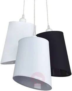 Verona DUOLLA Lampa wisząca 3-pkt. biała/szara/antracyt - Lampy sufitowe - miniaturka - grafika 4