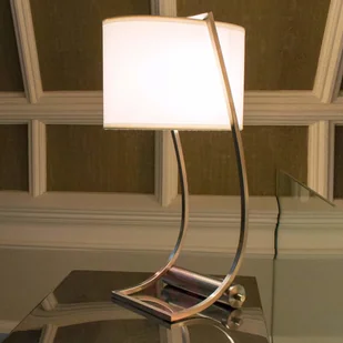 Feiss Lighting Lampa Stołowa Lex, Srebrna FE/LEX TL BS - Lampy stojące - miniaturka - grafika 2