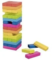 Goki Wieża z klocków - kolorowa gra rodzinna 56820 - Zabawki interaktywne dla dzieci - miniaturka - grafika 4