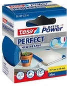 Taśmy klejące - TESA extra Power Perfect tkaninowa taśma klejąca do majsterkowania samoprzylepna taśma wzmacniana tkaniną szeroka gama zastosowań 2,75 m x 38 mm, niebieski 56343-00036-03 - miniaturka - grafika 1