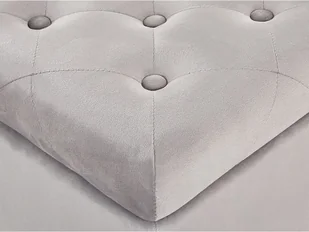 Beliani Puf ze schowkiem welurowy jasnoszary LORETTO - Pojemniki na zabawki - miniaturka - grafika 8