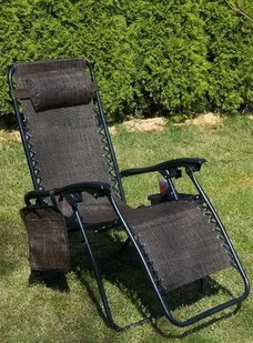 VK1 LEŻAK OGRODOWY WIELOFUNKCYJNY STOLIK GAZETOWNIK #H1 1020174 - Leżaki ogrodowe - miniaturka - grafika 6