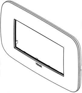 Vimar 4M biały 19654.74 - Klawisze i ramki - miniaturka - grafika 2