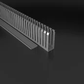 Kanały kablowe - ElettroCanali Korytko grzebieniowe 40x100 Kanał kablowy z pokrywą 1m EC 8827 ECS40100 - miniaturka - grafika 1