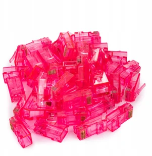 Wtyk RJ45 przelotowy kat6 UTP PT-RJ456UPK-1 100szt - Pozostałe akcesoria sieciowe - miniaturka - grafika 5