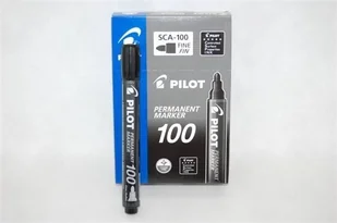Pilot Marker permanentny SCA-100 czarny 12szt) - Zakreślacze - miniaturka - grafika 3