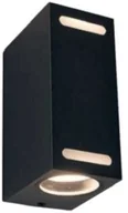 Lampy ogrodowe - Nowodvorski Elewacyjna LAMPA zewnętrzna ASSOS 9124 ogrodowa OPRAWA metalowa prostokątna IP54 czarna 9124 - miniaturka - grafika 1