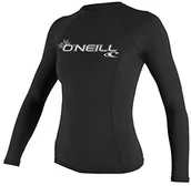 Pływanie - ONEILL WETSUITS O'Neill wetsuits damski ochrona przed promieniami UV WMS Basic Skins L/s. Dzięki temu Mac Pro nigdy nie każe Crew, czarny, L 3549-002-L - miniaturka - grafika 1