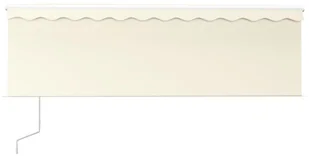 VidaXL Lumarko Automatycznie zwijana markiza z zasłoną, 4x3 m, kremowa 3069427 VidaXL - Markizy - miniaturka - grafika 7