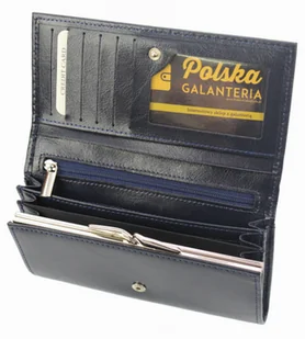 Z.Ricardo (PL) Portfel Damski (PL) Długi Z Klapką I Klamrą Wewnątrz Skóra Naturalna Licowa ZR036 - Portfele - miniaturka - grafika 15