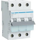 Bezpieczniki elektryczne - LEGRAND nadprądowy trójbiegunowy B 32A MBN332E Hager - miniaturka - grafika 1