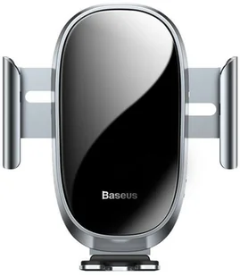 Baseus Smart uchwyt grawitacyjny samochodowy do kratki Silver SUGENT-ZN0S - Uchwyty samochodowe do telefonów - miniaturka - grafika 2