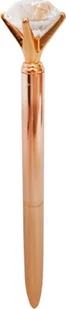 Długopis z brylantem złoty - Przybory szkolne - miniaturka - grafika 2