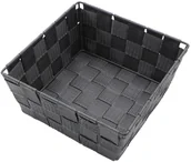 Akcesoria łazienkowe - Sepio Sepio Koszyk Modena szary 9x19x19 cm - miniaturka - grafika 1