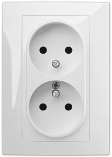 Elektro-Plast Gniazdo 2x2P+Z modułowe - , Carla 1743-10 - Gniazdka elektryczne - miniaturka - grafika 3