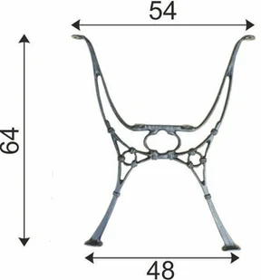 unimet NOGA DO STOLIKA LEKKA - Pozostałe meble ogrodowe - miniaturka - grafika 2