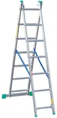 Drabiny - Drabex 996 99674738 Drabina 2-elementowa aluminiowa 2x7 wysokość robocza 4,59m) 74738-uniw - miniaturka - grafika 1