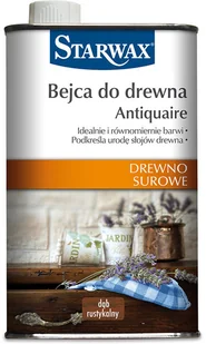 Starwax Bejca do drewna surowego d$474b rustykalny 0 5 l - Farby i impregnaty do drewna - miniaturka - grafika 2