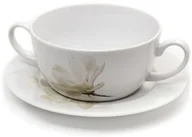 Inne naczynia kuchenne - Lubiana S.A.Zakłady Porcelany Stołowej Bulionówka - flaczarka 300 ml ze spodkiem 16,5 cm NADIA 6474 MAGNOLIA 38502N 126100034400 - miniaturka - grafika 1