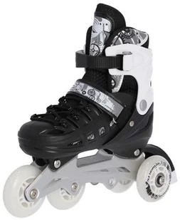 Nils EXTREME NH10905 4w1 CZARNE ROZM. M(35-38) ŁYŻWOROLKI Z WYM. PŁOZĄ HOKEJOWĄ EXTREME 16-25-024 - Rolki - miniaturka - grafika 19