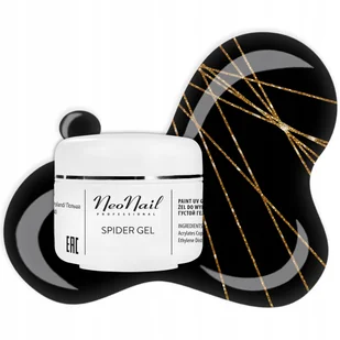 Neonail SPIDER GEL GOLD 5ML - Ozdoby do paznokci - miniaturka - grafika 2
