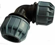 Inne akcesoria do nawadniania - Kolano PE fi 25 Kolanko RURA RURY łącznik 90stopni - miniaturka - grafika 1