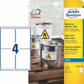 Papier do drukarek - Avery Zweckform Zweckform Heavy Duty 99,1 x 139 mm (J4774-10) - miniaturka - grafika 1