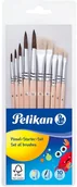 Przybory szkolne - Pelikan 700405 pędzel artystyczny 10 szt., Brush 4012700700407 - miniaturka - grafika 1