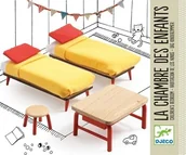 Akcesoria dla lalek - Djeco mebelki dla lalek Sypialnia - miniaturka - grafika 1