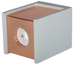 v-tac Oprawa V-TAC GIPS BETON GU10 Natynkowy Kwadrat Szary/Złoto VT-860 - Oprawy, klosze i abażury - miniaturka - grafika 3