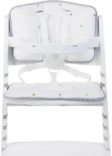 Childhome childhome - ochraniacz-poduszka do krzesła jersey złote kropki - Krzesełka do karmienia - miniaturka - grafika 2