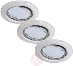 Briloner LED-Einbauleuchten 7221-039 Fit 3er-Set in Alu - Oprawy, klosze i abażury - miniaturka - grafika 2